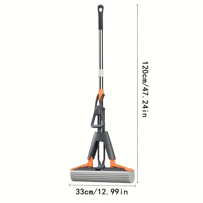 AquaSqueeze Pro Mop – Hands-Free Cleaning Kit with 3 Absorbent Refills