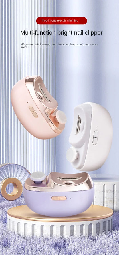 NailPro Luxe – 2-in-1 Electric Nail Clipper and Polisher