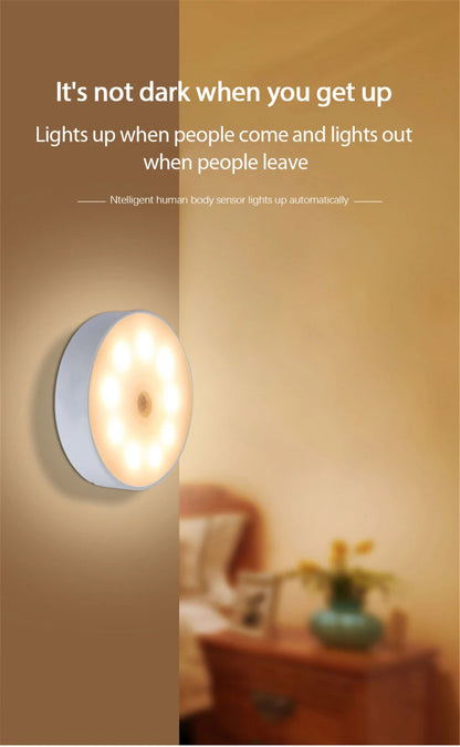LumiSphere Intelligent LED Motion-Sensor Night Light