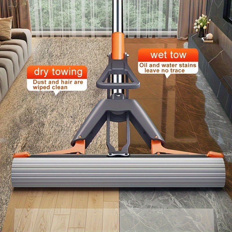 AquaSqueeze Pro Mop – Hands-Free Cleaning Kit with 3 Absorbent Refills